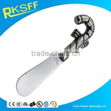 Christmas Butter Knife Cheese Tools Tableware With Zinc Alloy Handle and Stainless Steel Blade photo-2
