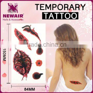 NEWAIR Professional Made Simple Design Body Art Women Custom Temporary Tattoo Sticker photo-3