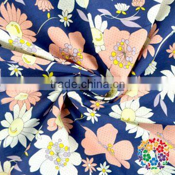 Beautiful Flower Printed Fabric Factory Custom Fabric Soft Woven Cotton Fabric Wholesale photo-2