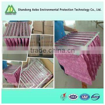 Nonwoven Medium Efficiency Pocket Air Filter Fabric for Air Conditioning System photo-3