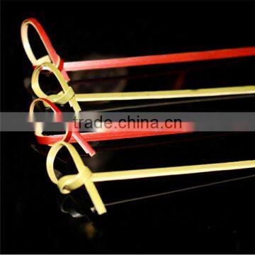 2014 Natural christmas decoration bamboo twisted knot picks
