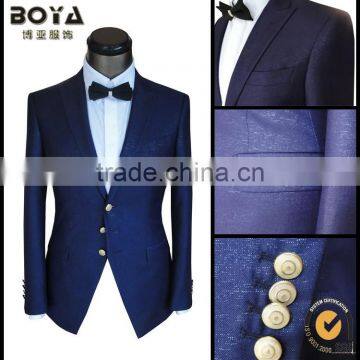 2014 new arrival fashion purple formal dresses for men wool tuxedo suits