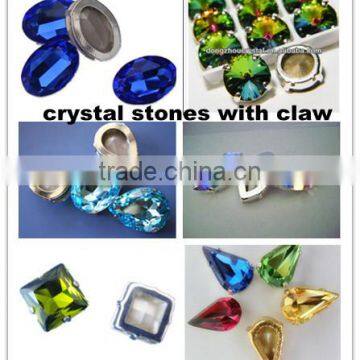 Dongzhou Metal Claw Sew Buttons,sew on Strass for Wedding Dress photo-2