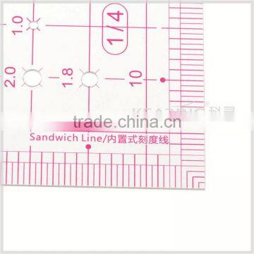 Kearing Flexible Plastic 1/4 Triangle Scale Rulers for Measure Built-in Calibration for Engineering Surveying#8514 photo-5