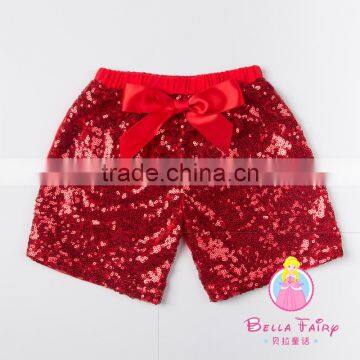 2016 Sequin Shorts Wholesale Girls Baby Pants Very Cheap Baby Ruffle New Born Dancing Pant photo-5