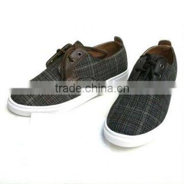 ssd0205 dark check lace up sneakers