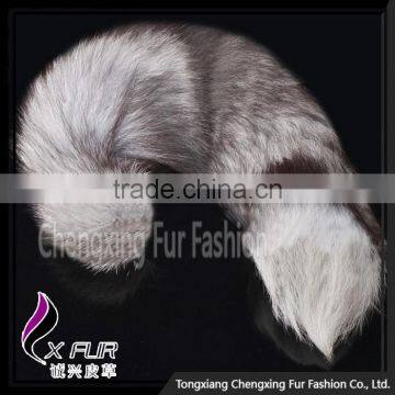 CX-R-07 Natural Fashion Fox Tail Real Fox Fur Ball Keychain