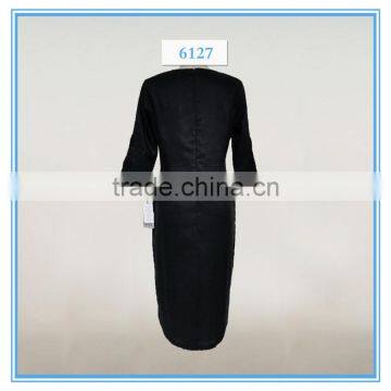 Indian Ladies Embroidery Linen Dress photo-3