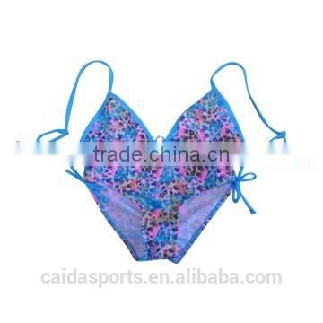 Blue sexy baby girl bikini swimwear suits