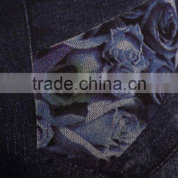 MGOO Custom Cheap Price Faux Denim Leggings High Waist Spandex Pants Foshan Manufacturer Yoga Wear photo-4