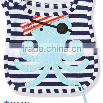 2017 China hot sale custom bandana bibs for baby soft cotton interest baby bib