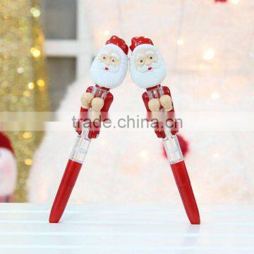 HD1037 2016 "Fight" Santa Christmas collapsible pen decorations accessories