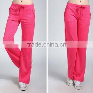 2015 wholesale sweatpants sport female colorful cheap sport pants