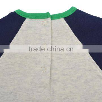 High Quality 100% Cotton Interlock Custom Baby Knit Romper photo-3