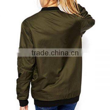 2015 BSCI Wholesale Nylon Bomber Jackets In Spring photo-2