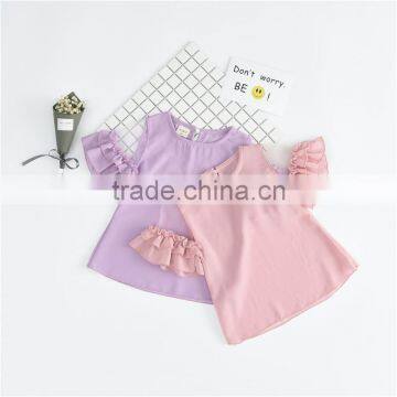 S17358A Latest Design Children Cotton Blouse and Tops photo-4