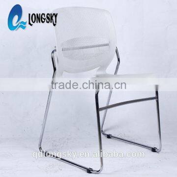 LS-4025 New Design Modern Plastic Office Chair Staff Chair Meeting Stacking Visitor Chair photo-3