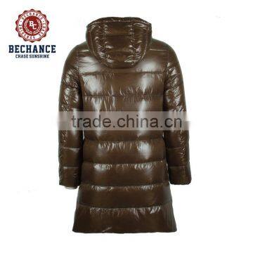 Women's Fashion Winter Long Down Coat Jackets Factory photo-3