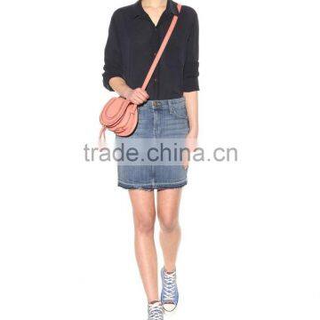2017 Cheap New Style Lady Skirt Short Jeans Skirt for Women