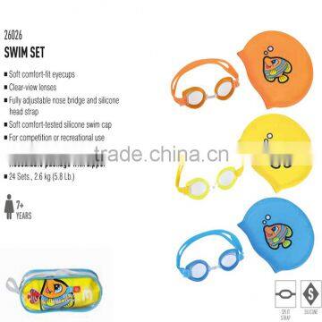Bestway Cartoon Goggles Swimming Cap Suits photo-5