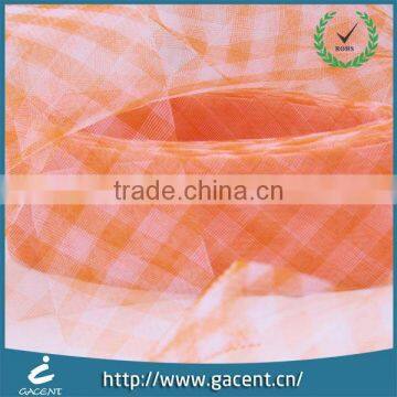 Polyester Material Nice Color Design Checked Sewing Crinoline photo-6
