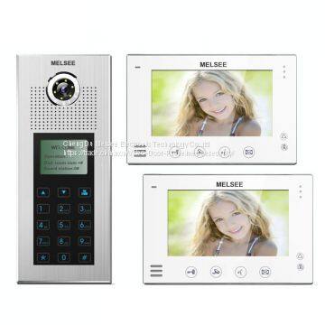 Cat5/Ethernet Cable 2 Apartments Video Door Phone With Name List Operation English/Turkish/Spanish/French Language Avail photo-5