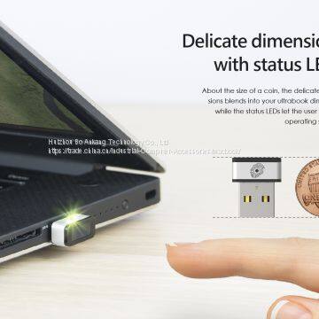 USB Fingerprint Reader for Windows 7,8 & 10 Hello, PQI My Lockey 360° Touch Speedy Matching Multi Biometric fido Securit