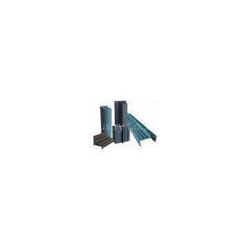 PVDF Painted 6061 Aluminum Profile For Windows / Doors , Extruded Aluminum Framing Systems