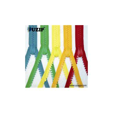 New Style Shiny Teeth Plastic Zipper With Opened Ended photo-1