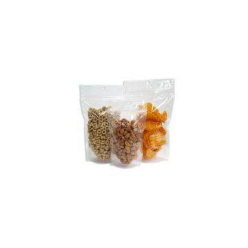 Plastic Zipper Block Bottom Snack Bags