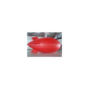 Red Inflatable Remote Controlled Blimp Outdoor Zepplin Big Helium Balloons