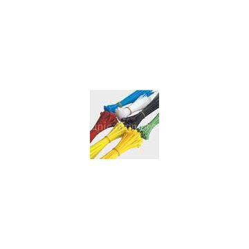 Colorful Reusable Self-Locking Plastic / Nylon cable ties with heavy duty