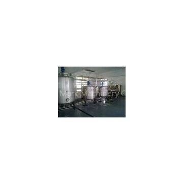 Automatic Beverage Processing Equipment Mixing Tank Single Layer Stainless Steel