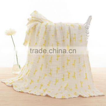 china manufacturer 100% cotton muslin swaddle blanket