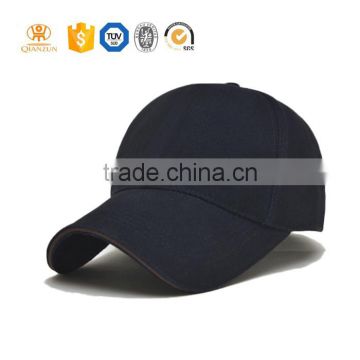 custom hip hop blank plain black snapback cap