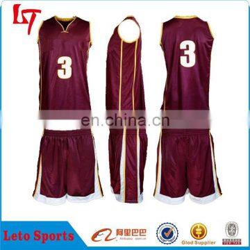 new style custom sublimation basketball jersey design high quality basketball unifrom/wear/tshirts/sets design hot sale