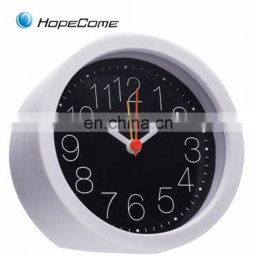 (S5158) Round desktop silicon antique table clock