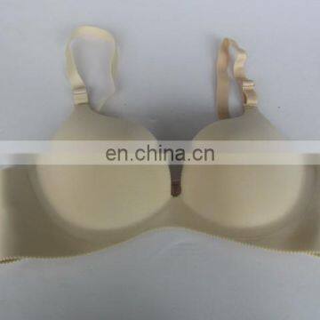 Women sexy seamless bras beige color