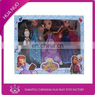 Wholesale princess frozen doll elsa and anna