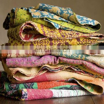 Old Handmade Sari Quilts