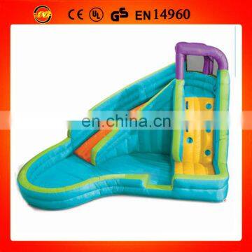 2014 hot selling inflatable water pool slide climb combo