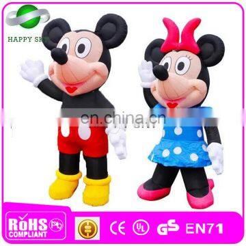 HI Inflatable movie mickey minnie cartoon,advertising mickey minnie for sale,mickey minnie cartoon costume for sale