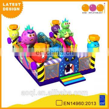 AOQI design cheap outdoor inflatable monster fun city inflatable toys for sale