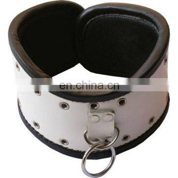 HMB-583C LEATHER DOG COLLAR COSTUME BLACK