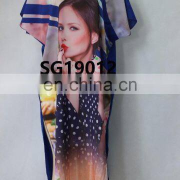 Factory Customized Women New Short Sleeve Casual One Piece Dress Chiffon Dresses photo-3