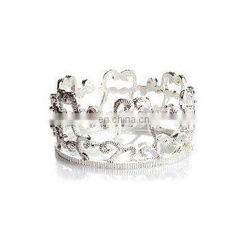 Hollow Crown Design Zinc Alloy Napkin Ring