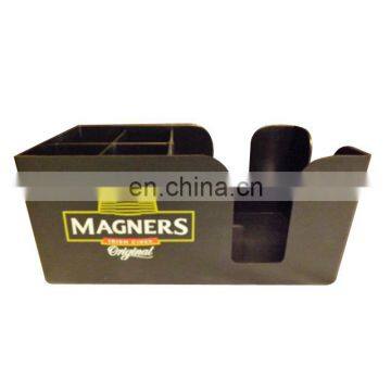 Promotional Custom Plastic Bar Caddy/ ABS Bar caddy with logo printed