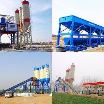 New HZS60 concrete mixing plant