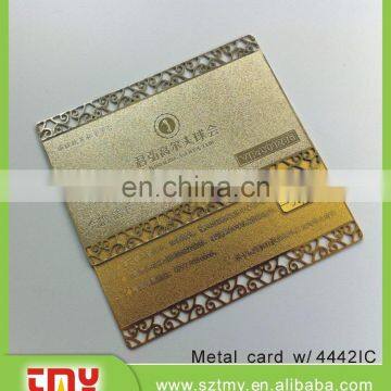 Metal stainless steel 4442 IC card