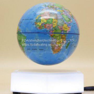 led light hexagon magnetic floating levitate bottom globe lighting